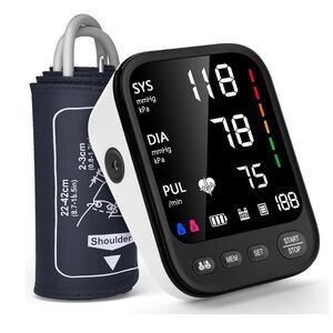 Digital Blood Pressure Monitor with Cuff